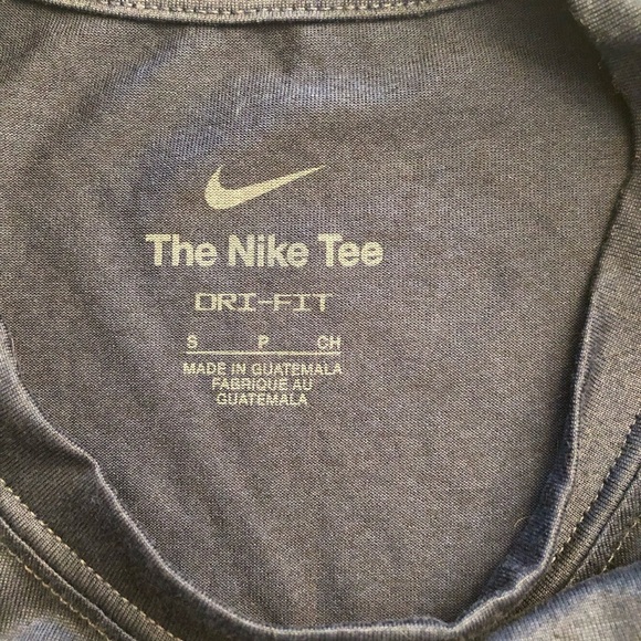 Nike Michigan Wolverines Dri-Fit Navy Blue Letterwinners T-Shirt Size S - Picture 5 of 5